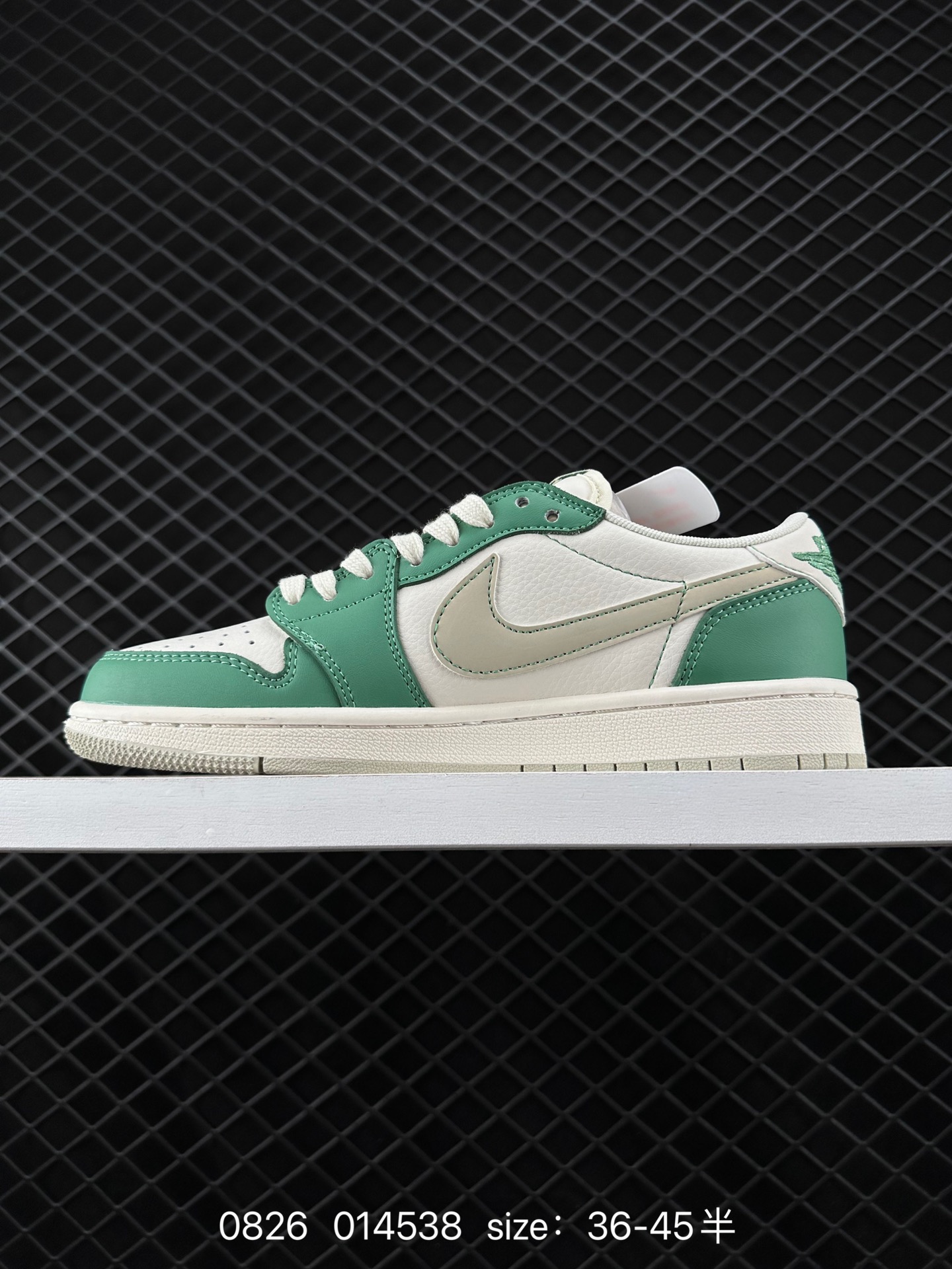 fragment design x Travis Scott x Nike Air Jordan 1 Low OG SP”Black/Green Toe“